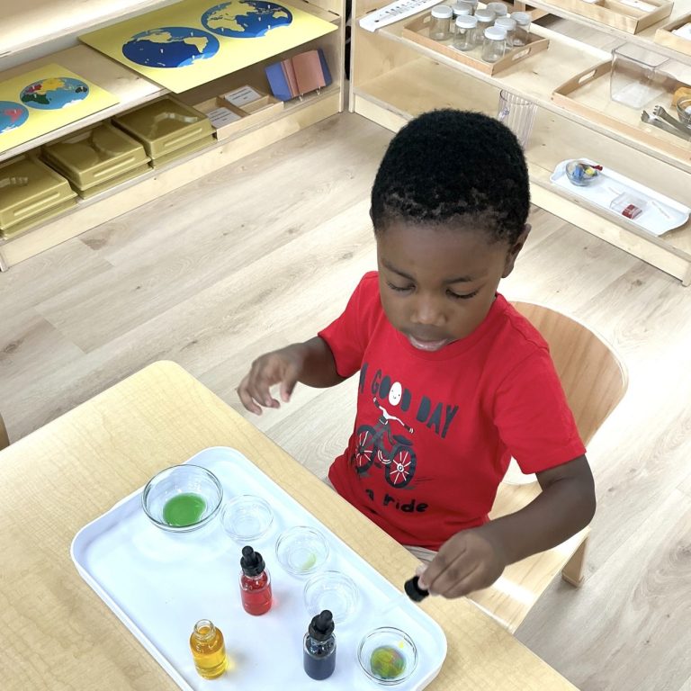Montessori school for primary age children in Houston, Texas